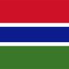 Vector Gambian Flag Design. Horizontal composition with copy space.